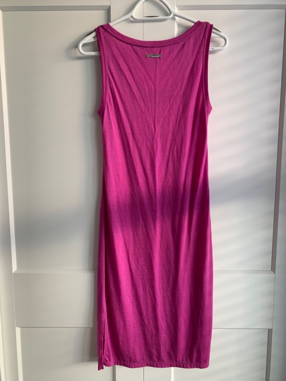 Icebreaker Women's Tech Lite Tank Midi Dress in Pink Size XS